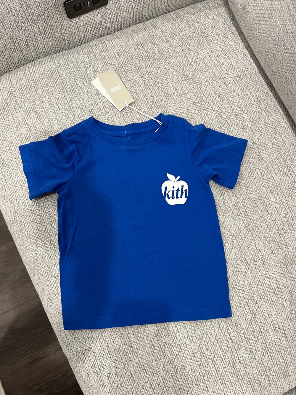 Kith Kids Cobalt Blue Short-Sleeve Logo Tee